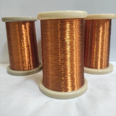 IEC 0.13mm Copper Coated Magnet Wire Polyesterimide Hot Air Self Adhesive Earphone