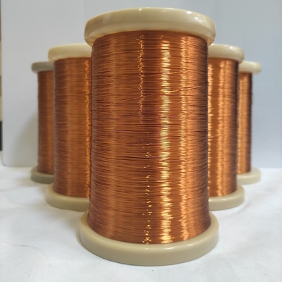 IEC 0.13mm Copper Coated Magnet Wire Polyesterimide Hot Air Self Adhesive Earphone