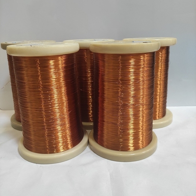 IEC 0.13mm Copper Coated Magnet Wire Polyesterimide Hot Air Self Adhesive Earphone