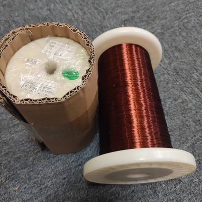 0.12mm Hot Air Self Adhesive Enameled Copper Wire Customize Paint Film Thickness