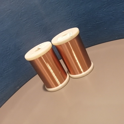 0.04mm Class 180 Polyesterimide Enamelled Round Copper Wires Self Bonding