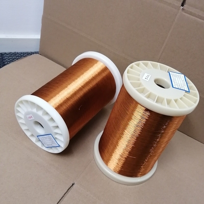 Polyester Imine Copper Coated Magnet Wire 0.14mm Class 220 Self Adhesive