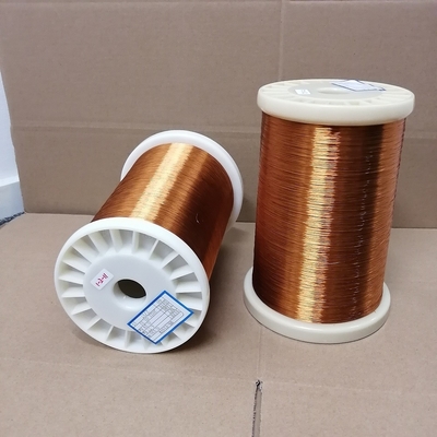 AWG 37 Coated Magnet Wire Polyamideimide 0.12mm Polyester Self Bonding Copper Wire