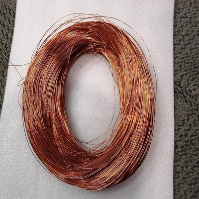 Class H Super Enamelled Copper Wire 0.19mm Polyesterimide Self Bonding